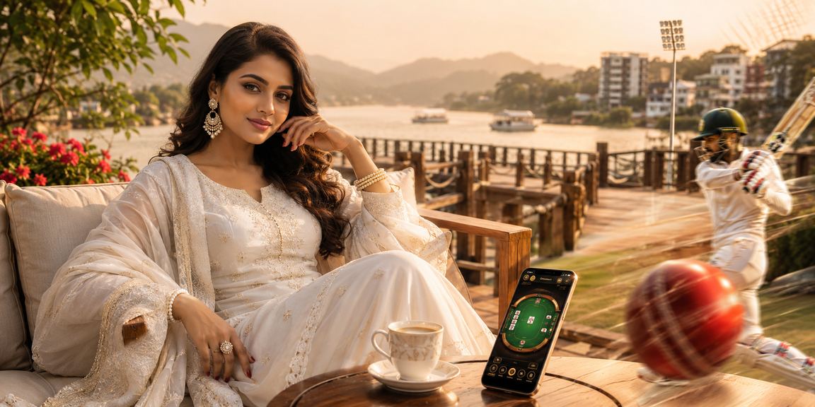 বান্দরবানে বাংলাদেশি মডেল মোবাইলে ক্রিকেট বেটিং করছেন